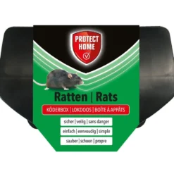 Rattenköderbox Protect Home mit Sicherheitsschlüssel und Stahlstange