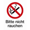 Rauchen verboten Schild 194 x 260 mm, selbstklebend