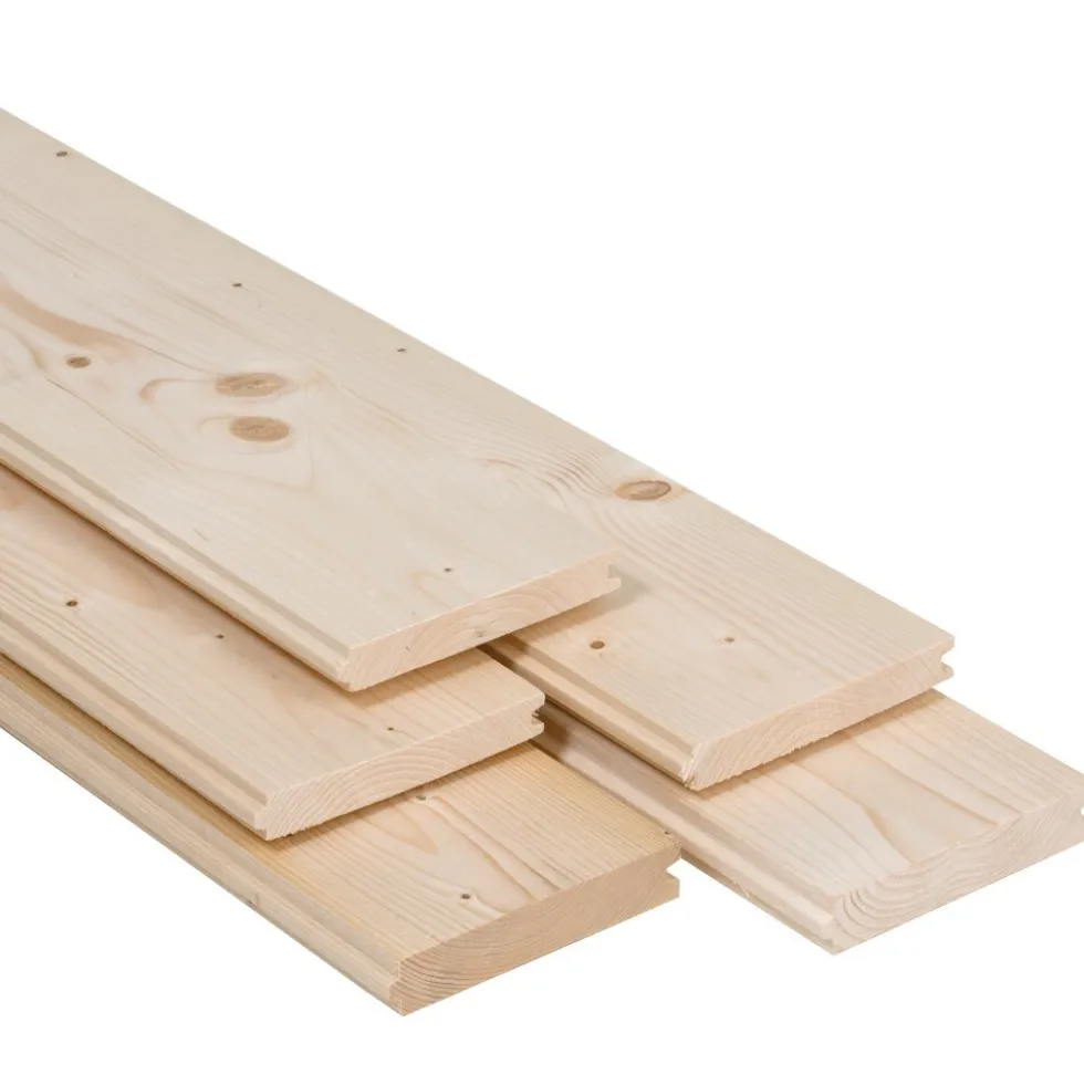 Rauspund 1,15 m² Bund 19x115x2000 mm aus Fichte gehobelt