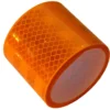 Reflektorband 2m gelb selbstklebend PVC Anhänger Reflexband KfZ Reflektor