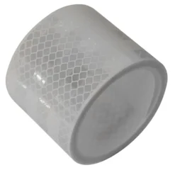 Reflektorband 2m weiß selbstklebend PVC Anhänger Reflexband KfZ Reflektor