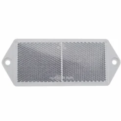 Reflektoren 100x50mm 2 Stück weiss E24 Rückstrahler Anhänger Fahrrad Caravan