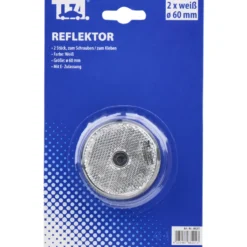 Reflektor 60 mm rund weiss