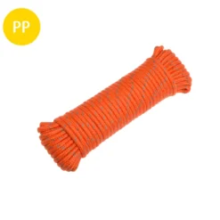 Reflektorseil Ø 4,8 mm, 15 m, orange reflektierend