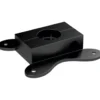 Regalbodenhalter Mittelstück PIPE Ø 25 mm schwarz