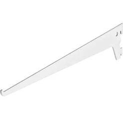 Regalbodenträger 350 mm 1-reihig aus pulverbeschichtetem Stahl in weiß