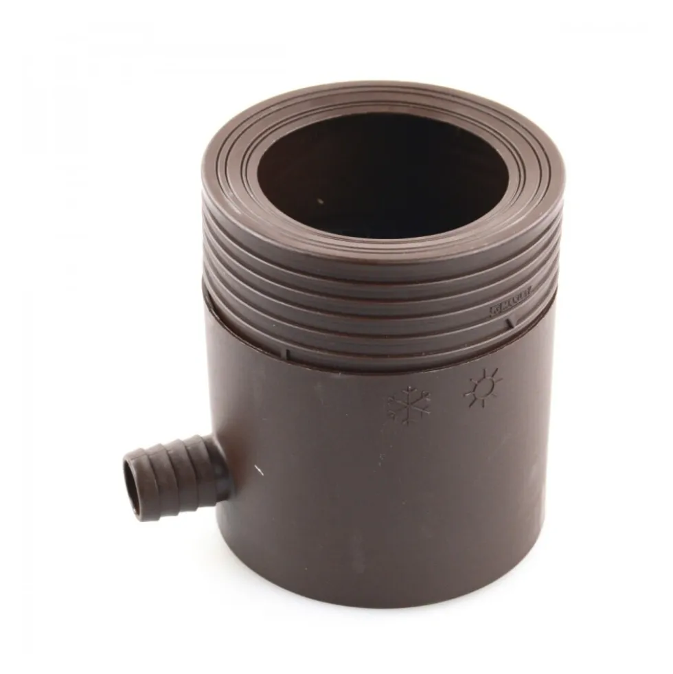 Regensammler DN80-105mm braun Kunststoff Fallrohrfilter Regenwassersammler