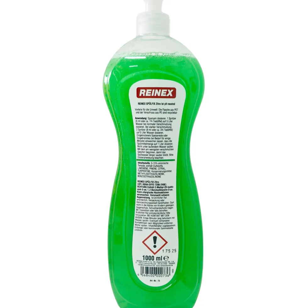 Reinex Handspülmittel-Konzentrat 1 Liter mit Zitronenduft