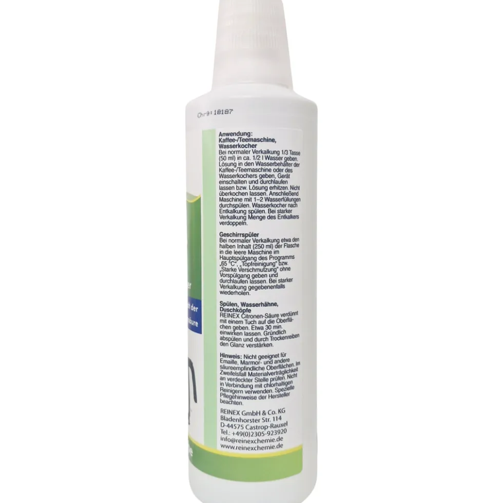 Reinex reine Zitronensäure 500 ml flüssig