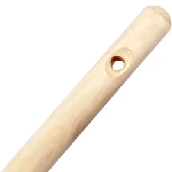 Reisstrohbesen 4-Naht mit Holzstiel 143 cm