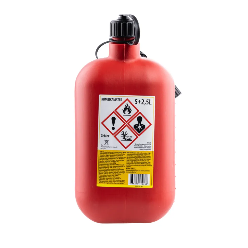 Reservekanister 5+2,5 Liter mit Ausgießer