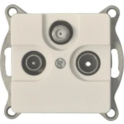 REV Antennendose TV/RF/Sat EverLuxe weiss Unterputz