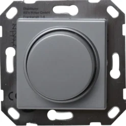 REV Dimmer EV300VA 300W Standard Quadro silber elektronisch Helligkeitsregler