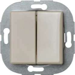 REV Serienschalter Standard Quadro cremeweiß Unterputz Lichtschalter