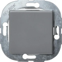 REV Taster Standard Quadro Unterputz-Taster silber