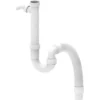 Röhren-Siphon 1½" flexibel mit 50 mm Ø und 1x Geräteanschluss ¾"