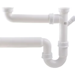 Röhren-Siphon 1½" mit 50 mm Ø und 1x Geräteanschluss ¾ Zoll