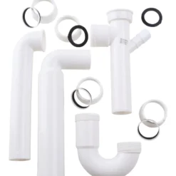 Röhren-Siphon 1½" mit 50 mm Ø und 1x Geräteanschluss ¾ Zoll