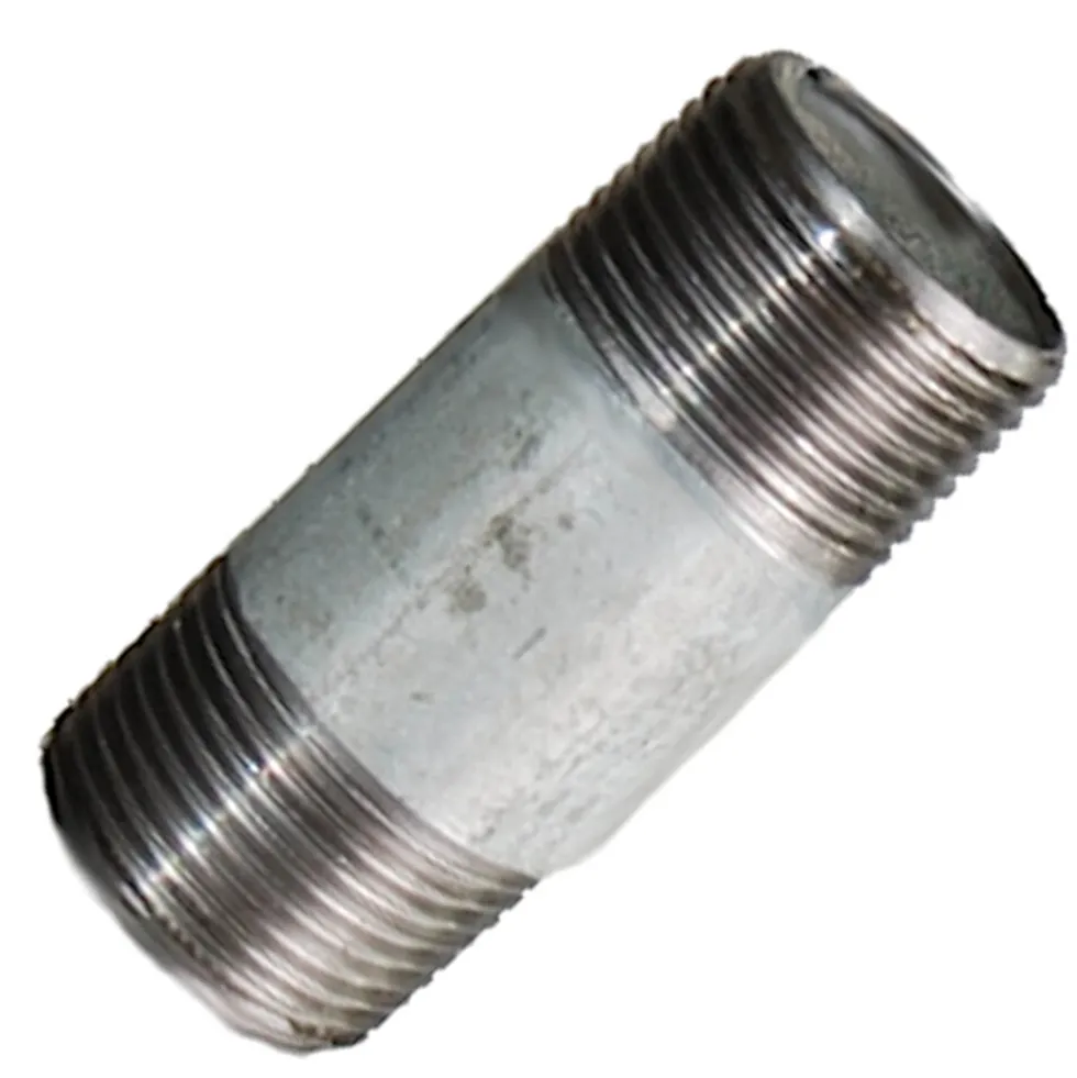 Rohrdoppelnippel verzinkt ½''x 80 mm