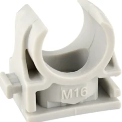 Rohr-Klemmschellen EN16 Ø 16 mm 10 Stück grau