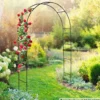 Rosenbogen 240x140x38 cm aus Metall