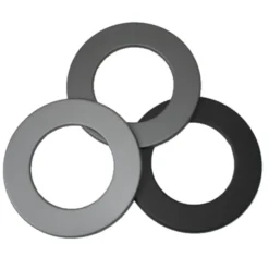 Rosette Ø 150 mm Stahlblech gussgrau