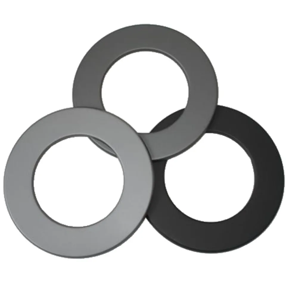 Rosette Ø 150 mm Stahlblech gussgrau