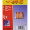 Rothenberger Stromdüse 5 Stück M6 1,0 mm Schweißgerät