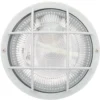 Rundleuchte max. 60W PVC-Korb und Glaskörper IP 44 weiß