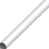 Rundrohr Aluminium eloxiert 2000 x 8 x 1 mm silberfarben