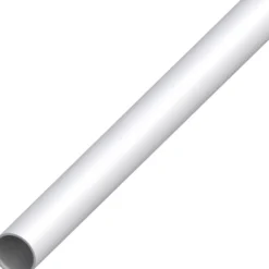Rundrohr Aluminium eloxiert 2000 x 8 x 1 mm silberfarben