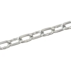 Rundstahlkette 3 mm Form A, verzinkt - Meterware