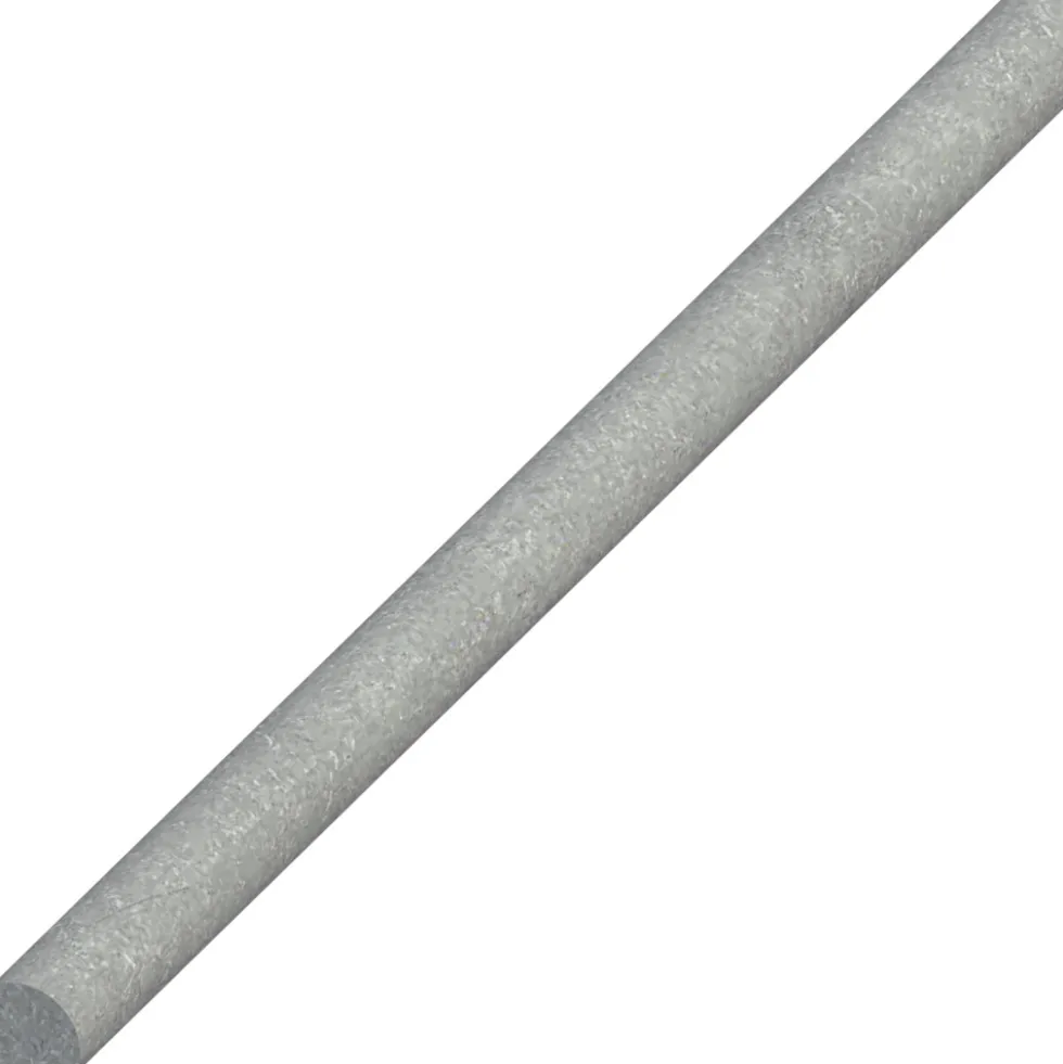 Rundstange Stahl gezogen 1000 x 6 mm grau