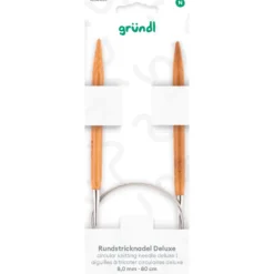 Rundstricknadel Deluxe Bambus 8,00 mm 80 cm