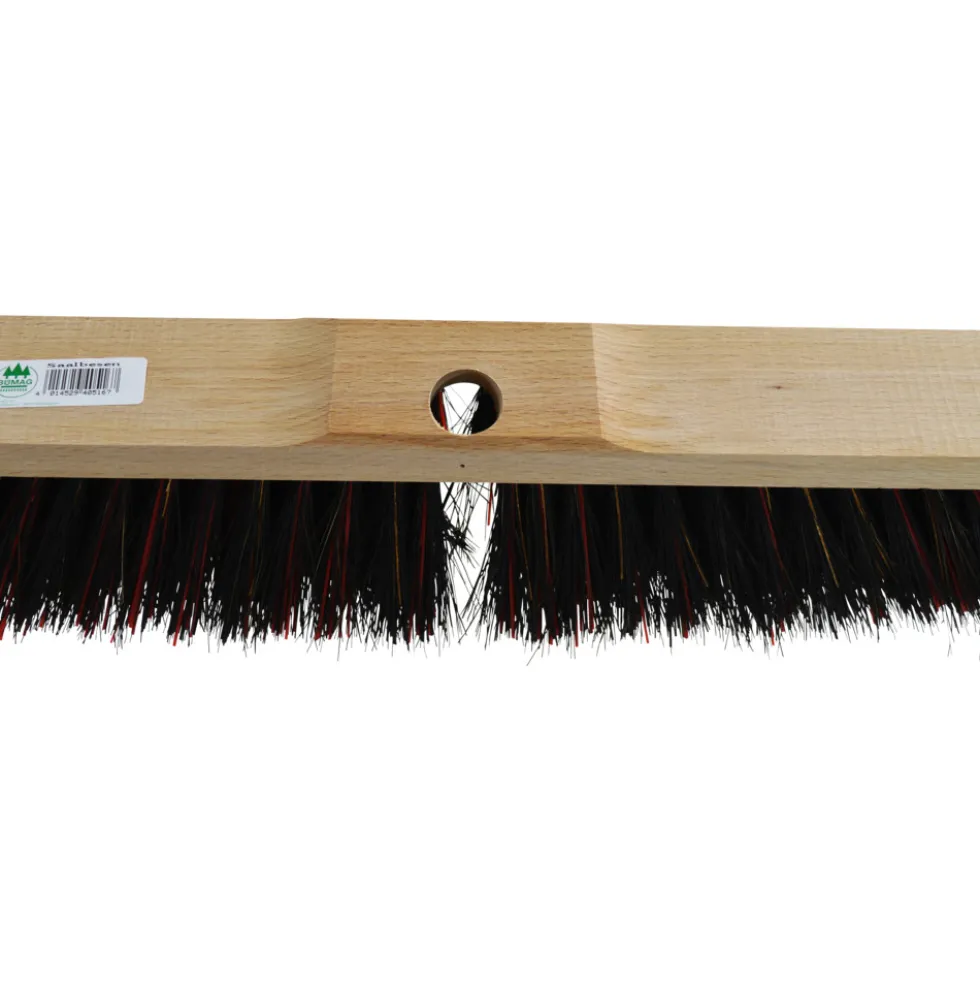 Saalbesen 40cm Arenga/Elaston mit Stiel
