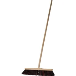 Saalbesen 40cm Arenga/Elaston mit Stiel