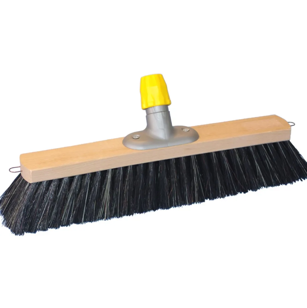 Saalbesen 40 cm mit schwarzen Mischborsten