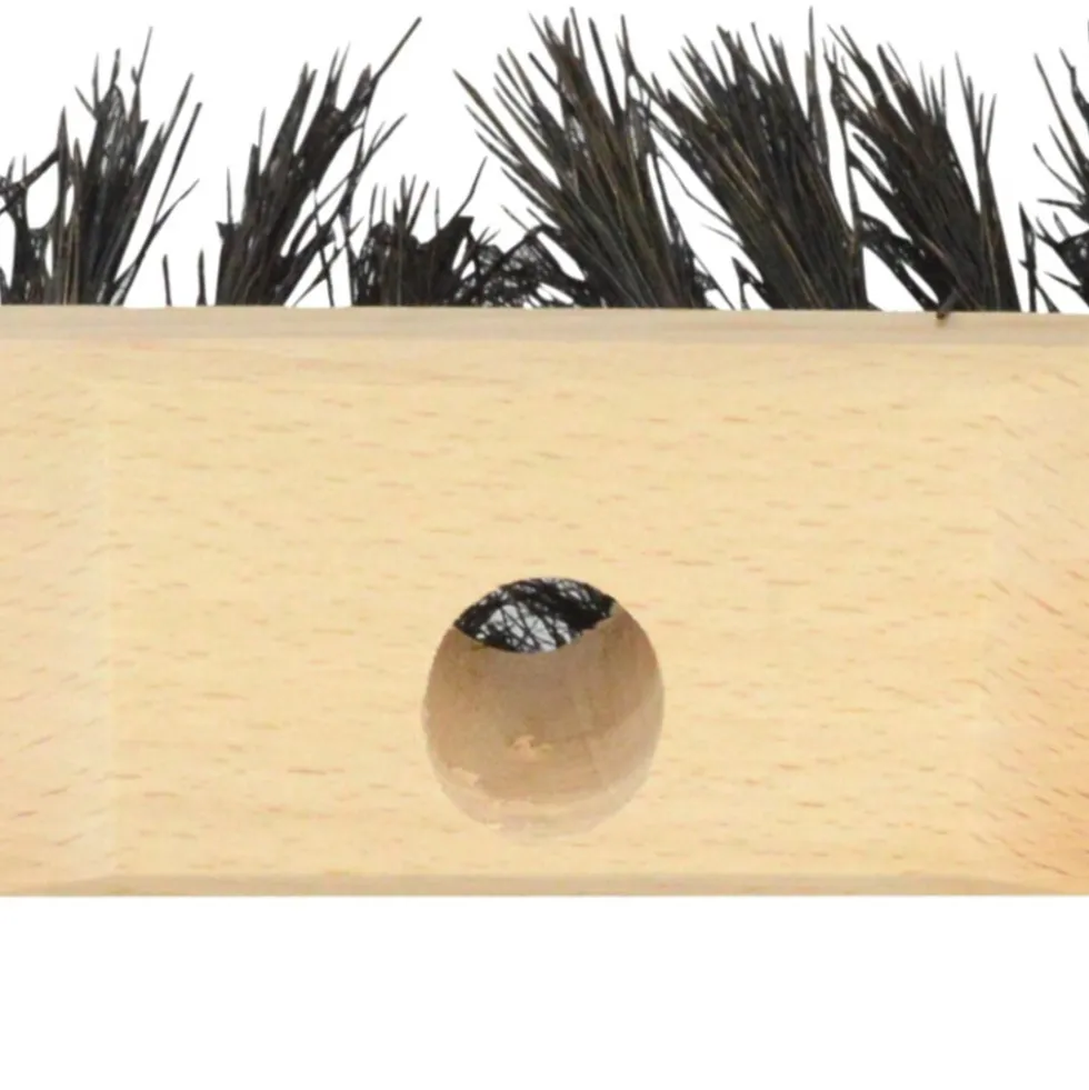 Saalbesen 60 cm schwarz mit Arenga-Borsten