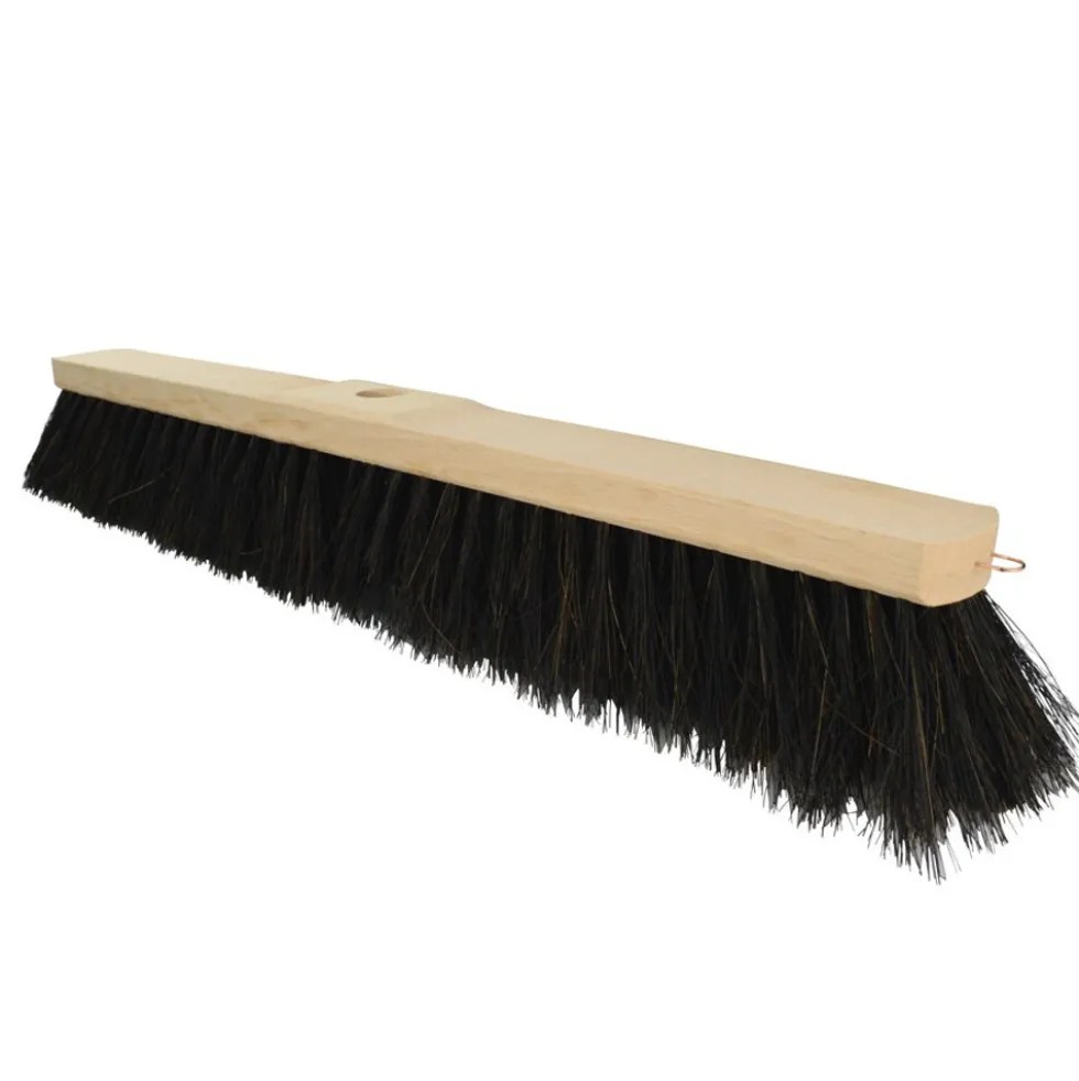 Saalbesen 60 cm schwarz mit Arenga-Borsten