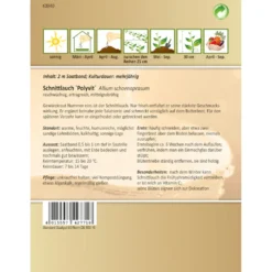 Saatand Schnittlauch Polyvit ca. 2 laufende Meter