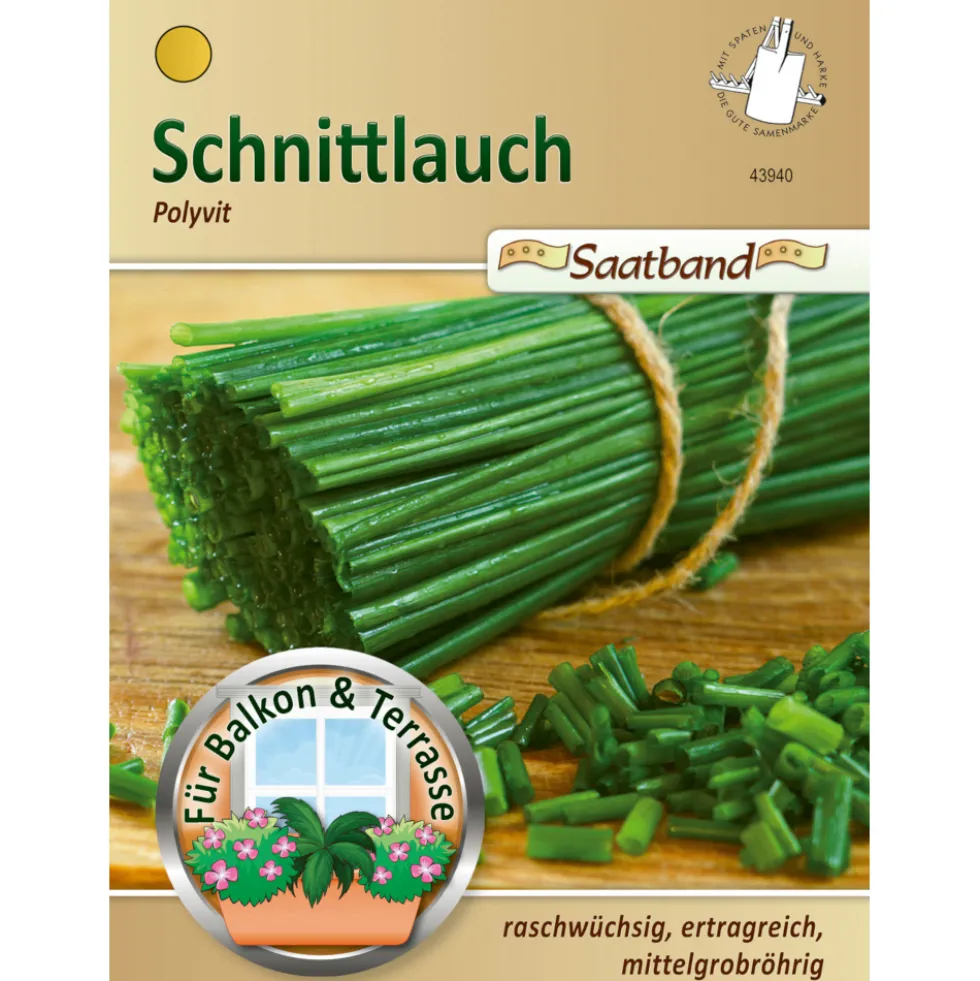 Saatand Schnittlauch Polyvit ca. 2 laufende Meter