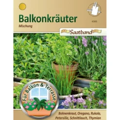 Saatband Balkonkräuter Mix ca. 2 laufende Meter