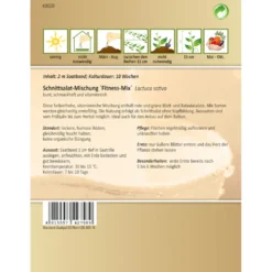 Saatband Schnittsalat-Mix ca. 2 laufende Meter