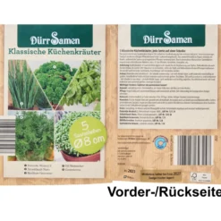 Saatband 3 Stück / Saatscheiben 5 Stück, sortiert