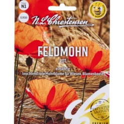 Saatgut Feldmohn Rot