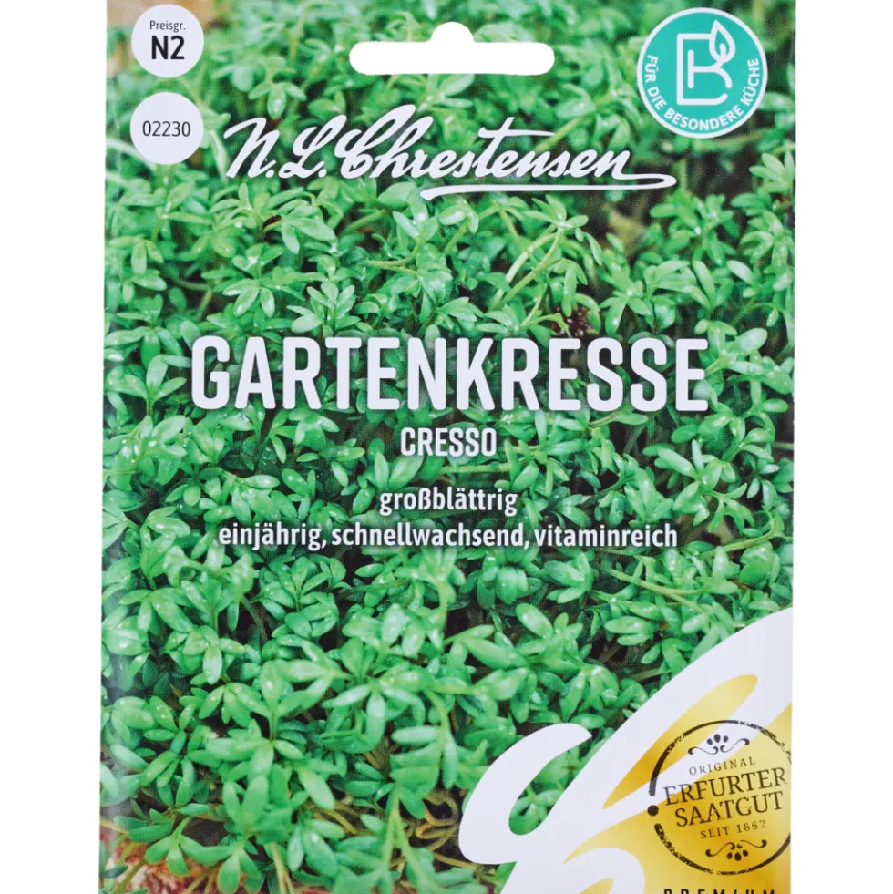 Saatgut Gartenkresse Cresso für ca. 6-8 laufende Meter