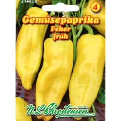 Saatgut Gemüsepaprika Feher ca. 50 Pflanzen