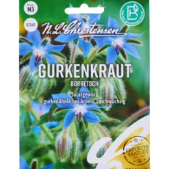 Saatgut Gurkenkraut Borretsch für ca. 80 Pflanzen