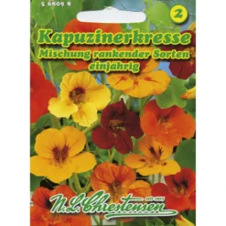 Saatgut Kapuzinerkresse Mix rankend ca. 20 Pflanzen