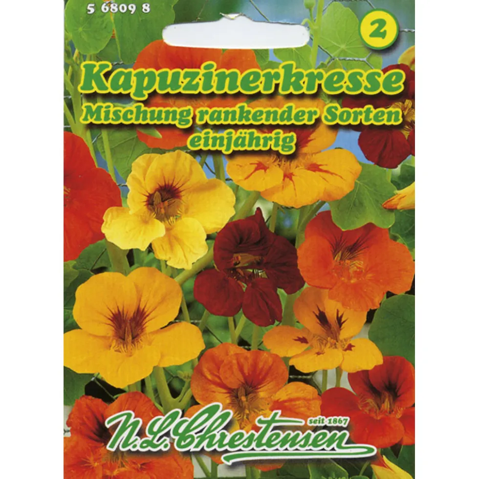 Saatgut Kapuzinerkresse Mix rankend ca. 20 Pflanzen